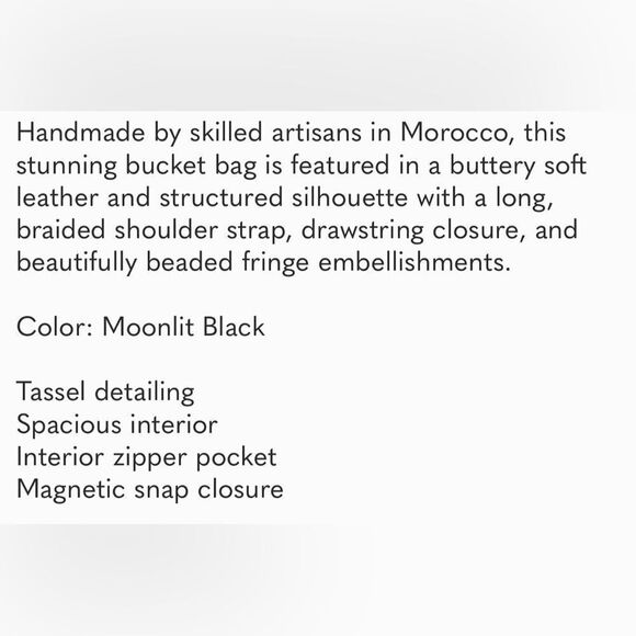 Free People x Enshalla Beaded Bucket Bag - Picture 6 of 12